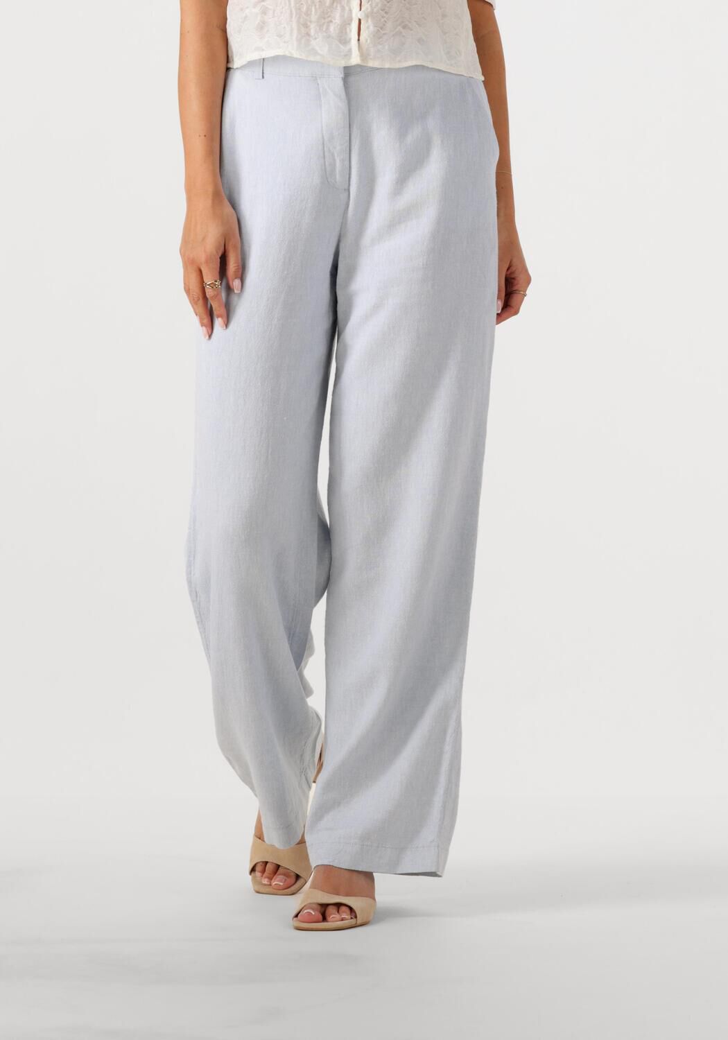 MSCH COPENHAGEN Dames Broeken Mschpennie Ginia Hw Pants Lichtblauw