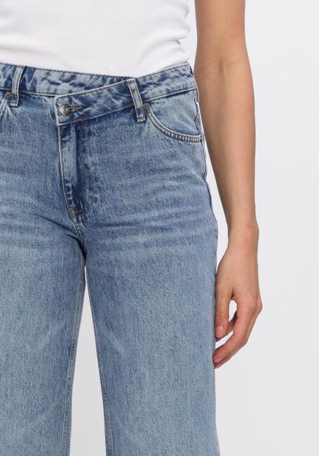 Lichtblauwe CO'COUTURE Wide jeans RUTHIECC ASYM WIDE LL JEANS - large