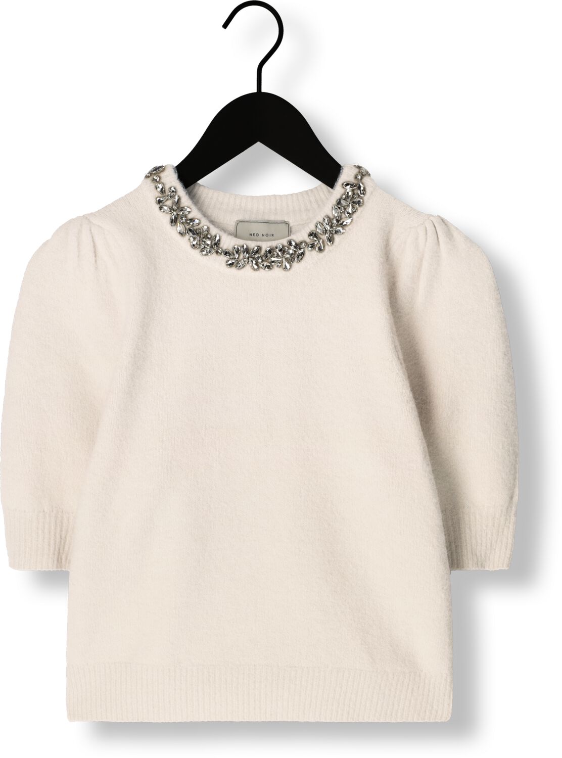 NEO NOIR Dames Truien & Vesten Maia Stone Knit Blouse Ecru