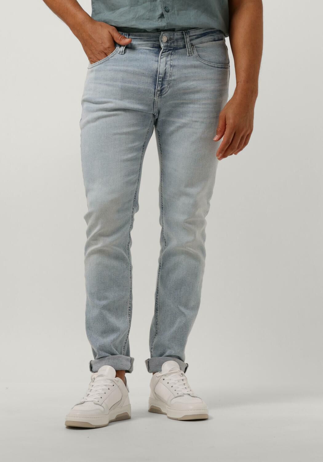 TOMMY JEANS Heren Jeans Scanton Slim Lichtblauw