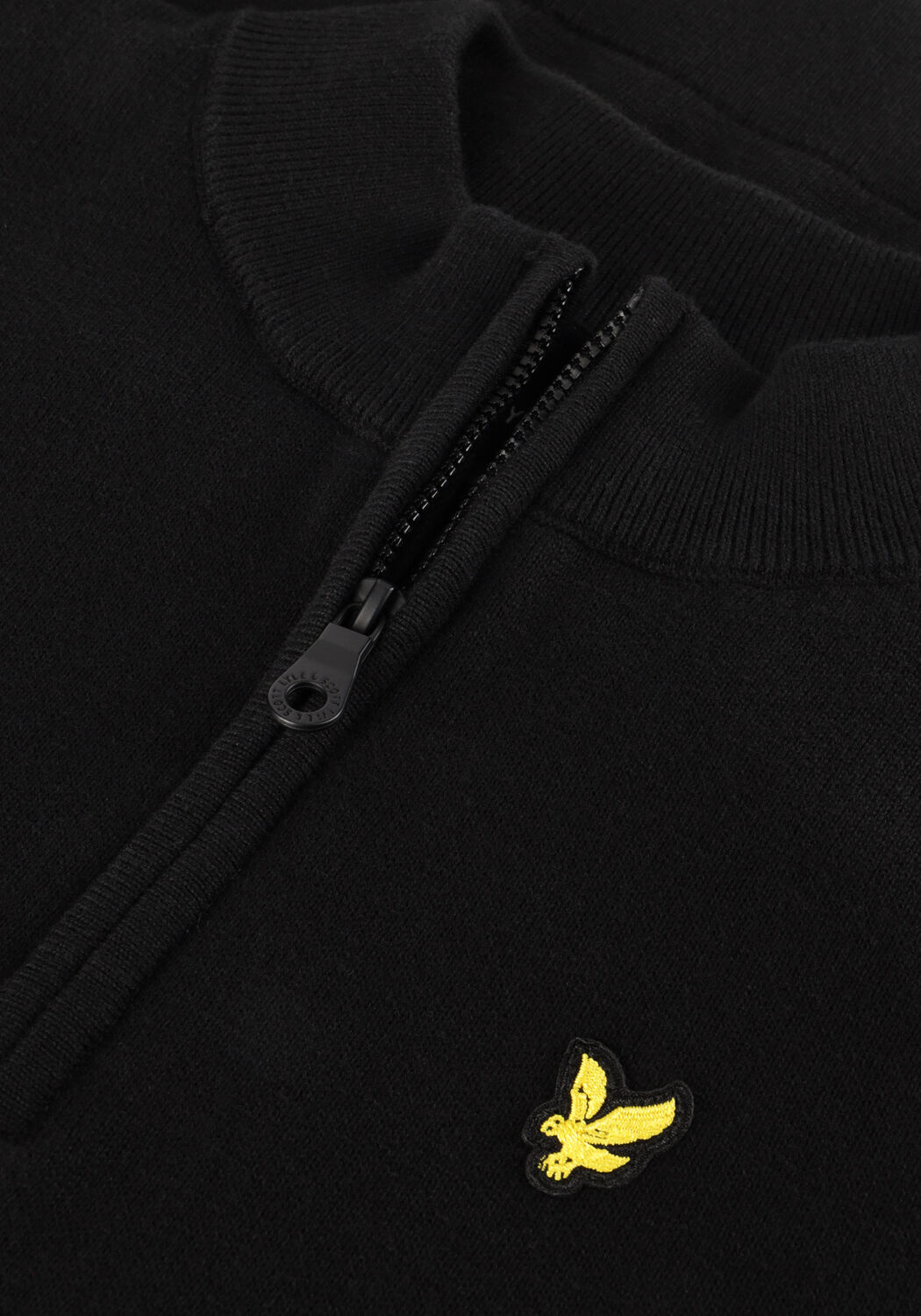 Zwarte LYLE & SCOTT Trui 1/4 ZIP JUMPER - large