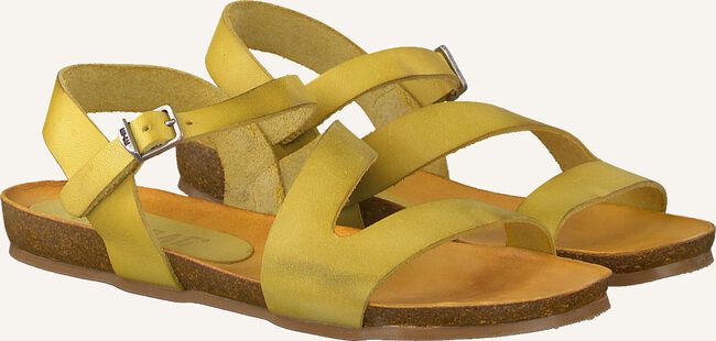 Gele RED-RAG Platte sandalen 79208 Gele RED-RAG Platte sandalen 79208 - large