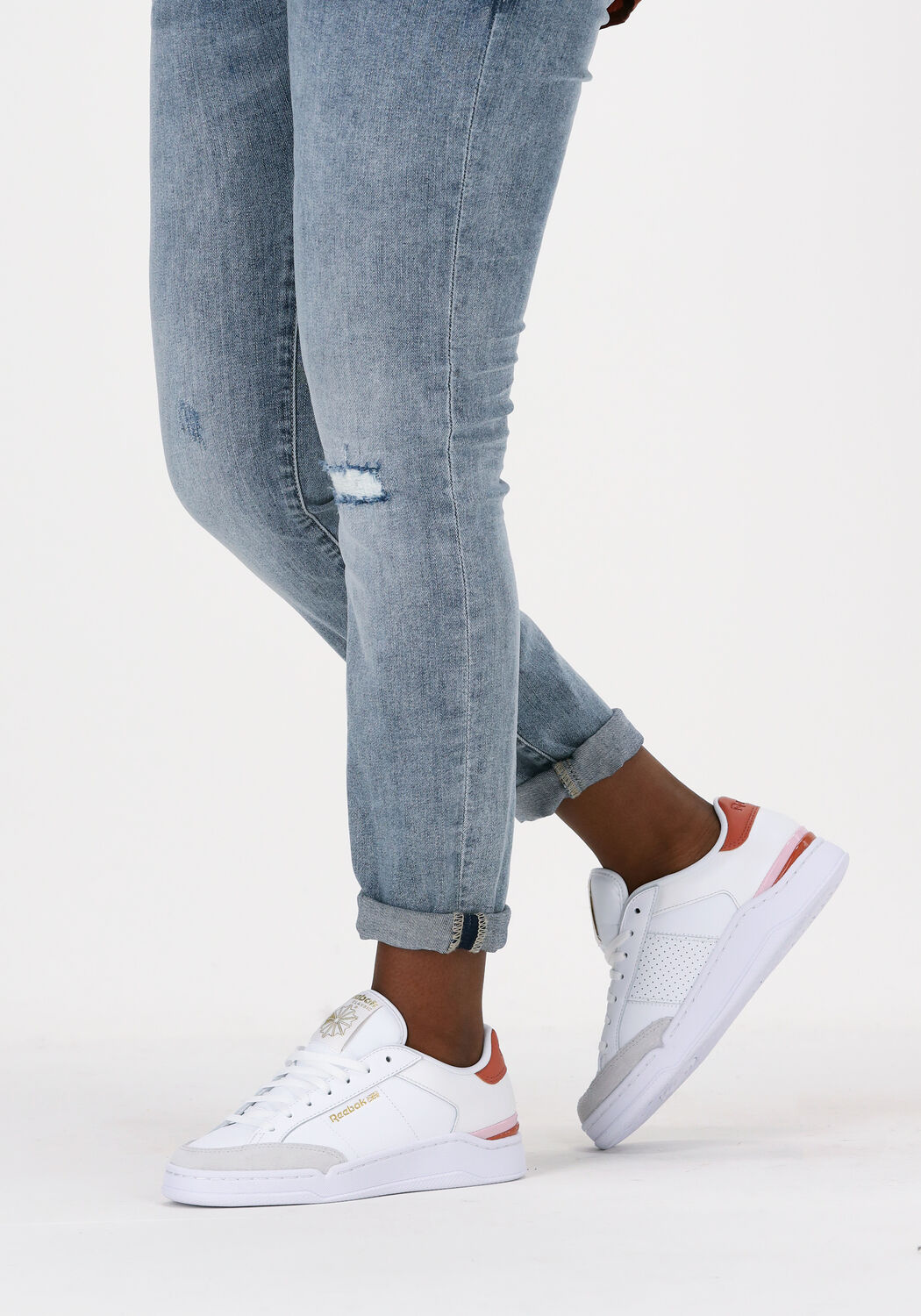 Witte REEBOK Lage sneakers AD COURT WMN | Omoda