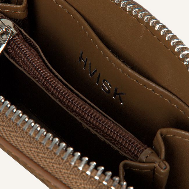Bruine HVISK Portemonnee WALLET ZIPPER CROCO Bruine HVISK Portemonnee WALLET ZIPPER CROCO - large