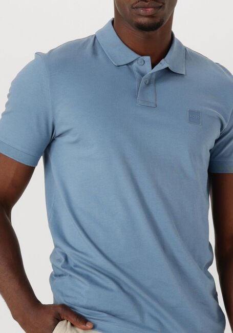 Lichtblauwe BOSS ORANGE Polo PASSENGER - large