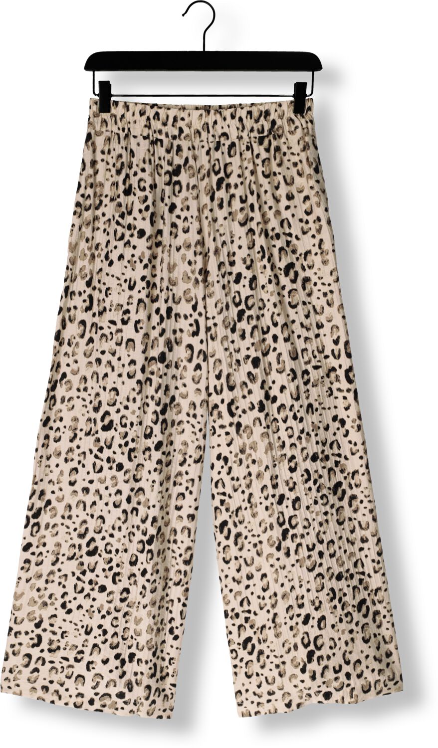 MSCH COPENHAGEN Dames Broeken Mschalyona Vlora Hw Pants Aop Beige