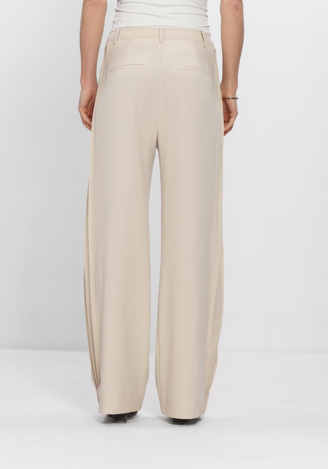 Ecru SECOND FEMALE Broeken BLANCA WAISTCOAT - large