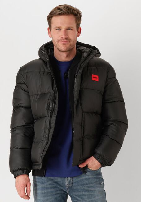Zwarte HUGO Gewatteerde jas BARO2441 - large