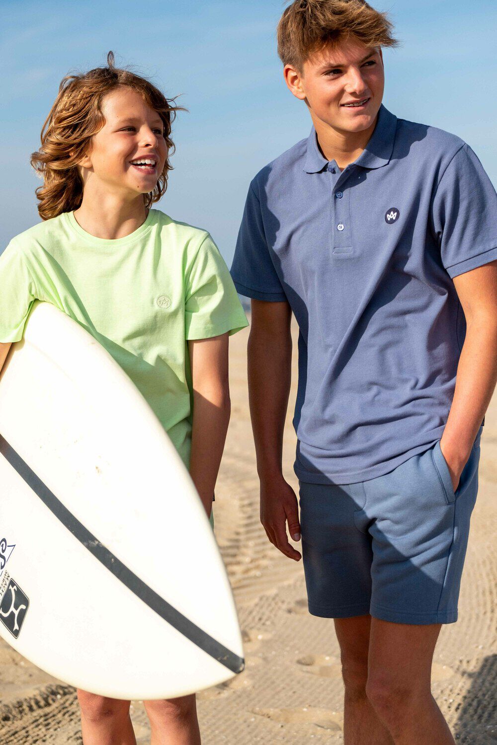 Blauwe KRONSTADT Korte broek KNOX ORGANIC/RECYCLED - large