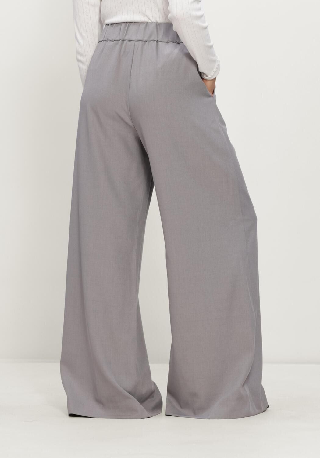NEO NOIR Dames Broeken Janel Structure Pants Grijs