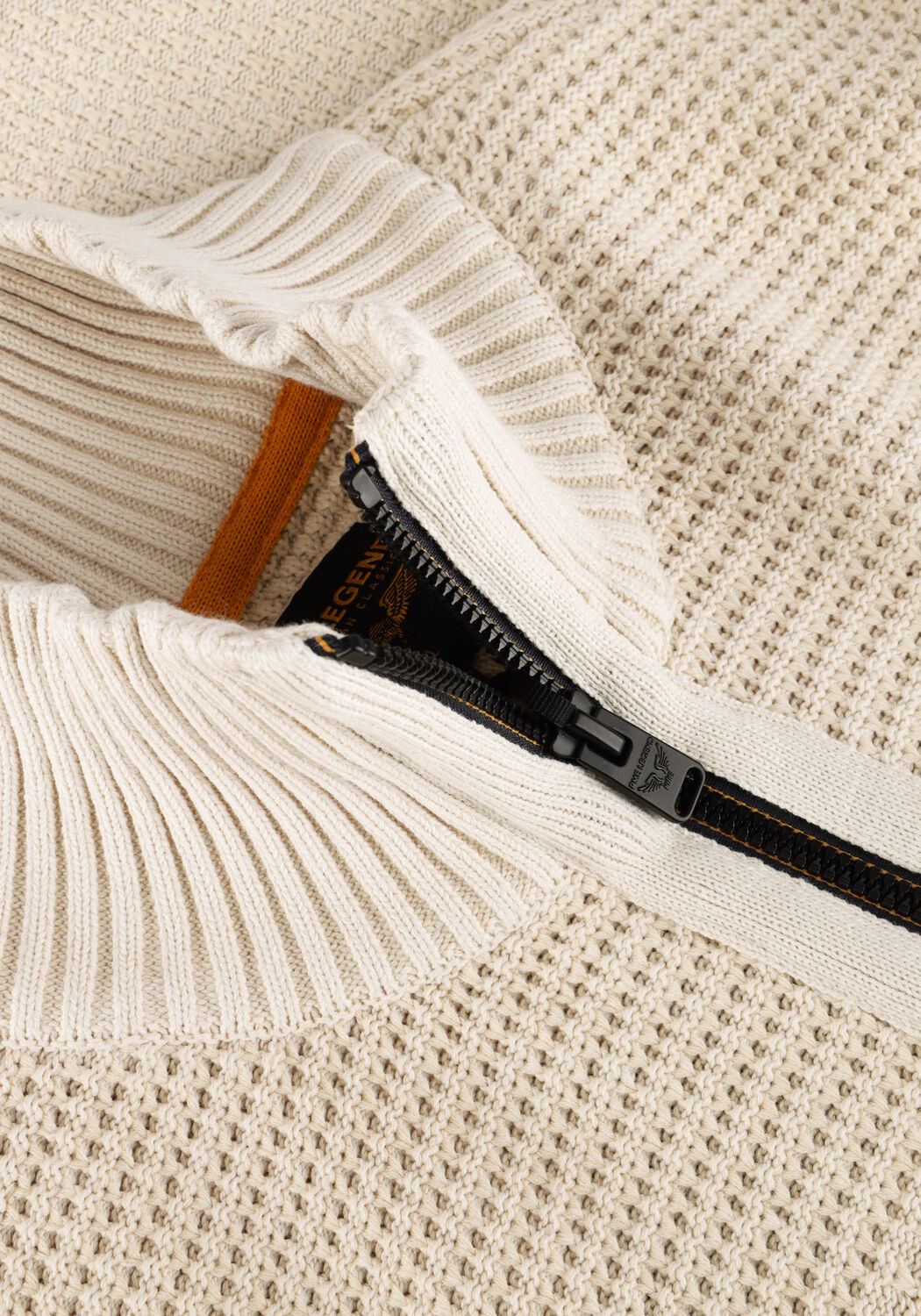 Beige PME LEGEND Vest ZIP JACKET COTTON STRUCTURE - large