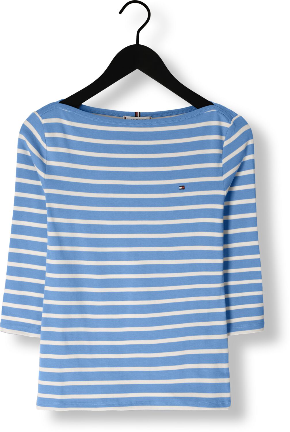 TOMMY HILFIGER Dames Tops & T-shirts New Cody Slim Boat-nk Ss 3 4slv Lichtblauw - Thumbnail 12