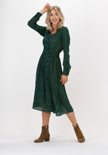 Groene IDANO Midi jurk BRUNELLA - large