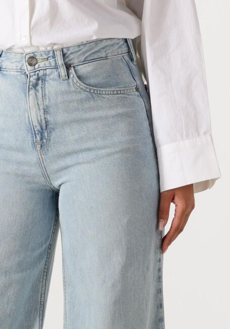 Lichtblauwe LEE Wide jeans STELLA A LINE - large