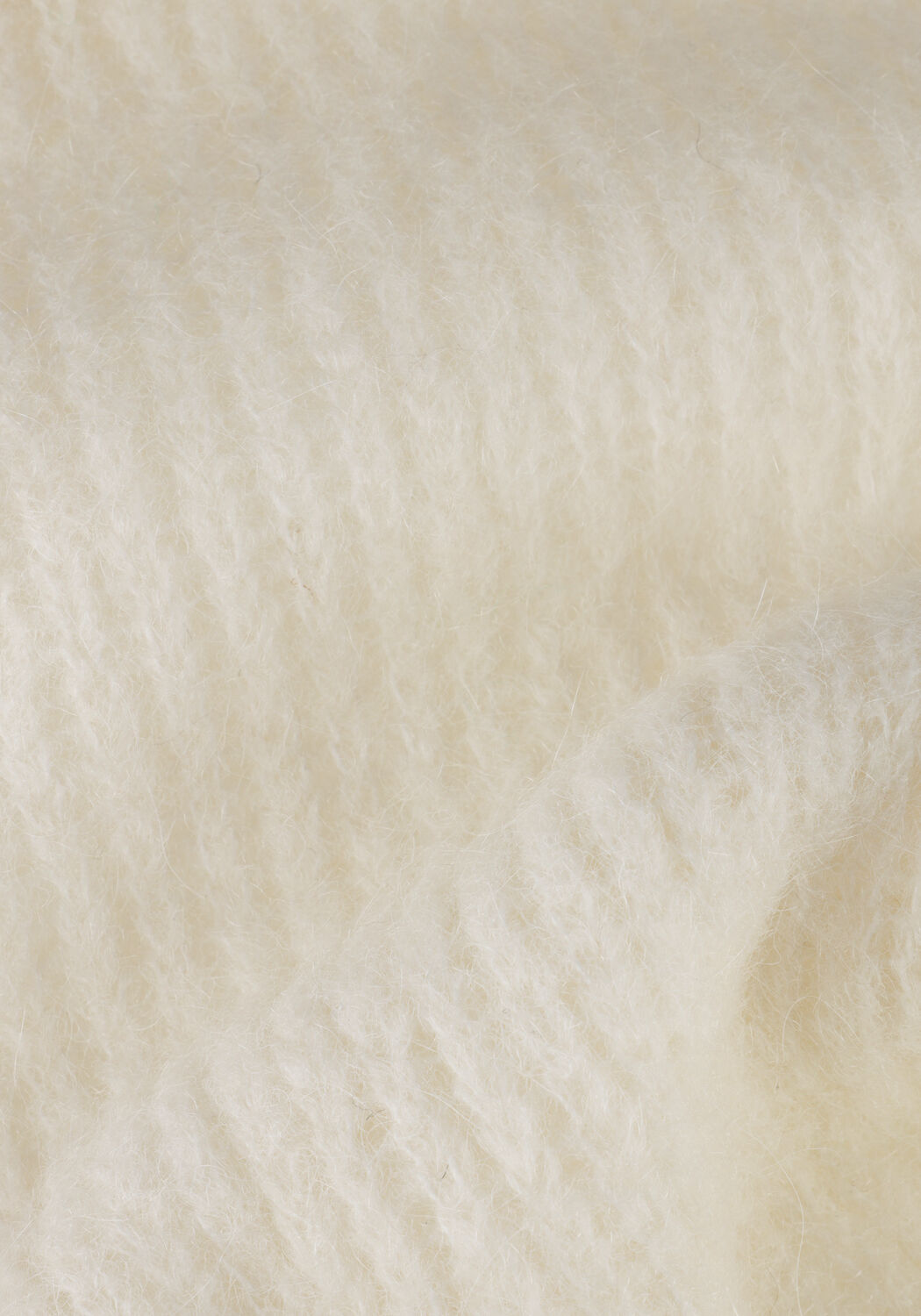 Ecru NEO NOIR Trui MARTINA FLUFFY KNIT BLOUSE - large