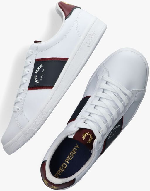 Witte FRED PERRY Lage sneakers B1254 - large