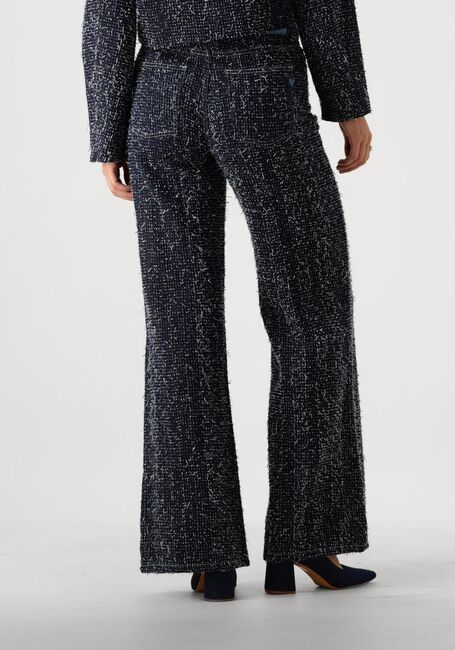 Blauwe FABIENNE CHAPOT Wide jeans THEA WIDE LEG TWEED JEANS - large