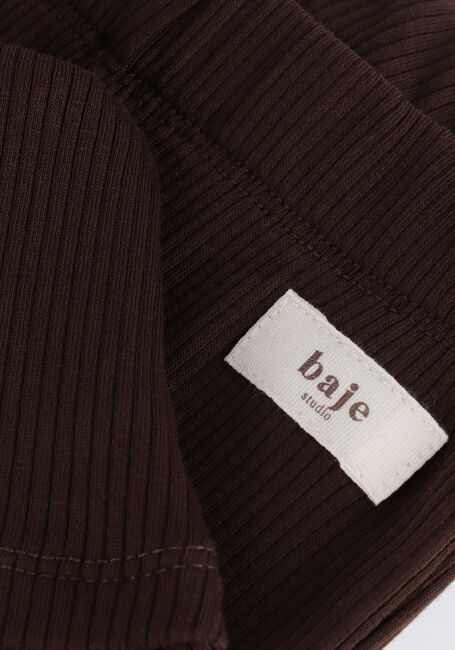 Bruine BAJE STUDIO Flared broek LIDO - large