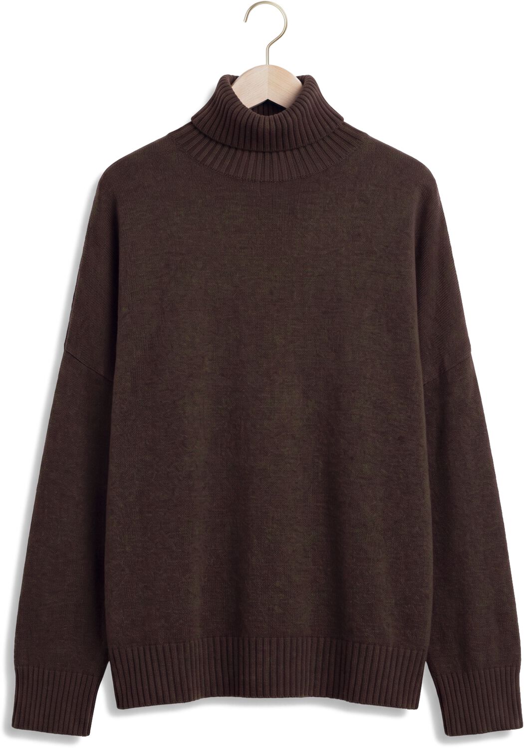 SIMPLE Dames Truien & Vesten Knit-base-visc-26-3 Bruin