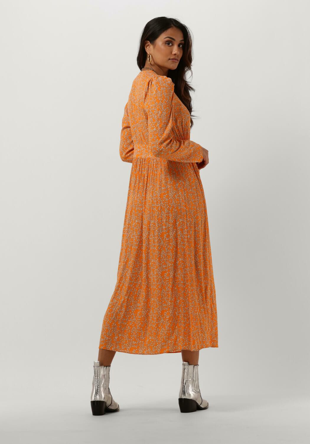 oranje modstr m maxi jurk corinna md print dress