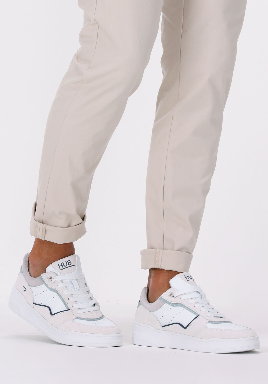 Witte HUB Lage sneakers MATCH MEN - large