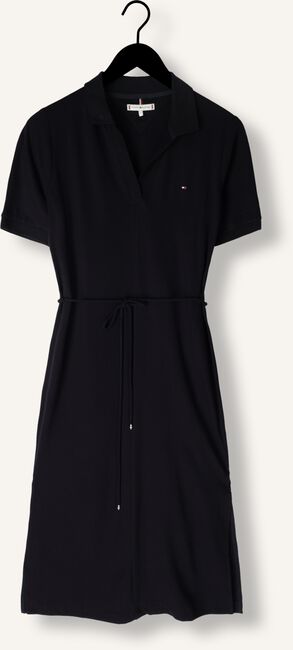 Donkerblauwe TOMMY HILFIGER Midi jurk OPN PLKT LYLL POLO DRESS Donkerblauwe TOMMY HILFIGER Midi jurk OPN PLKT LYLL POLO DRESS - large