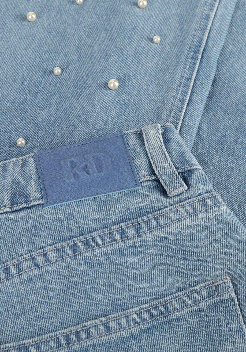 Blauwe REFINED DEPARTMENT Wide jeans PAYTON JEANS - large