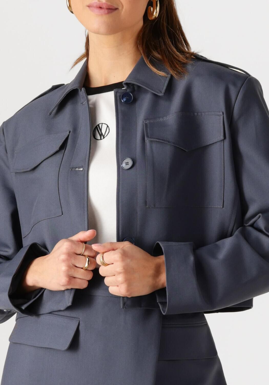 NOTRE-V Dames Jassen Nv-feodora Blauw