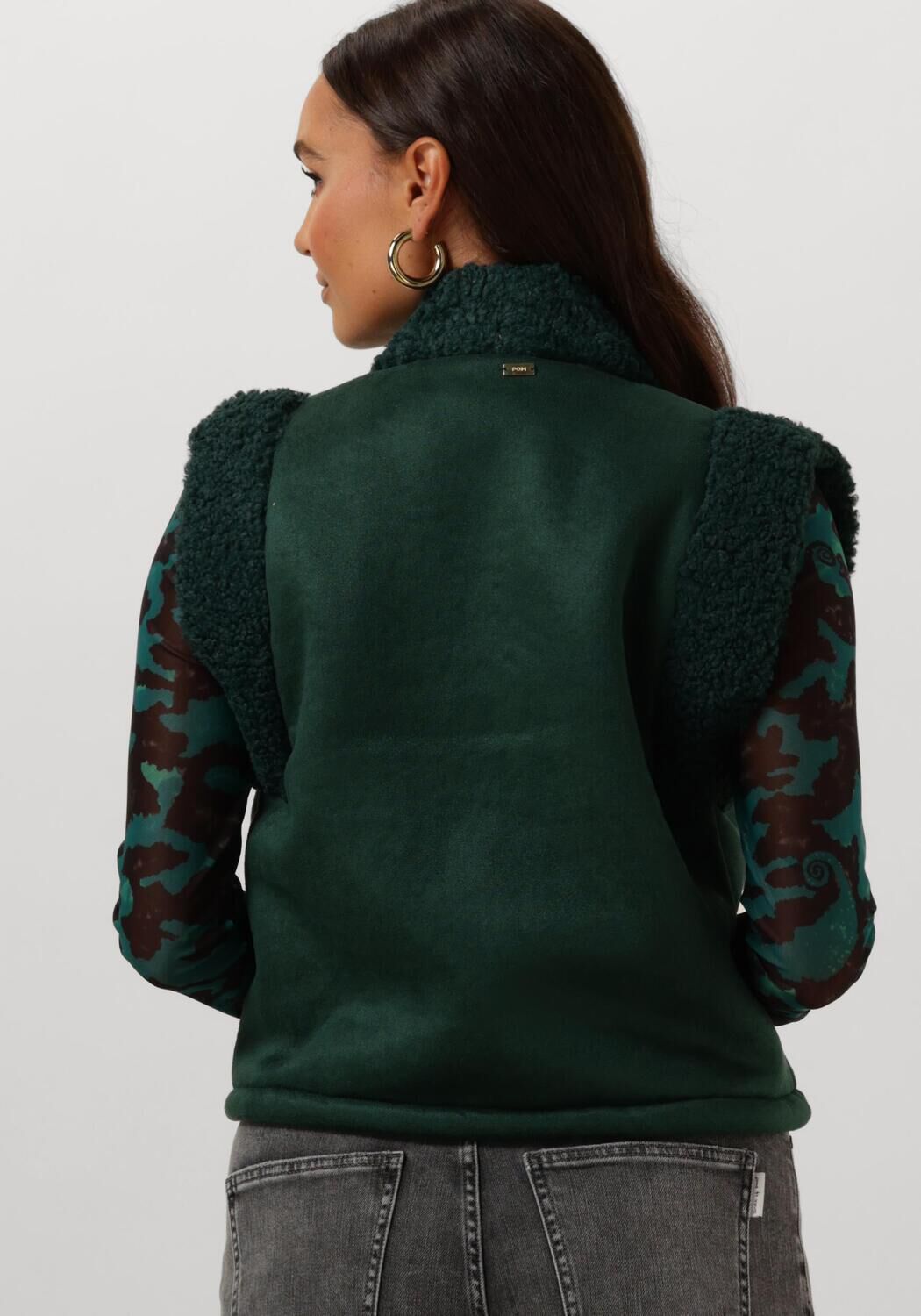 POM AMSTERDAM Dames Blazers Lammy Teal Green Groen