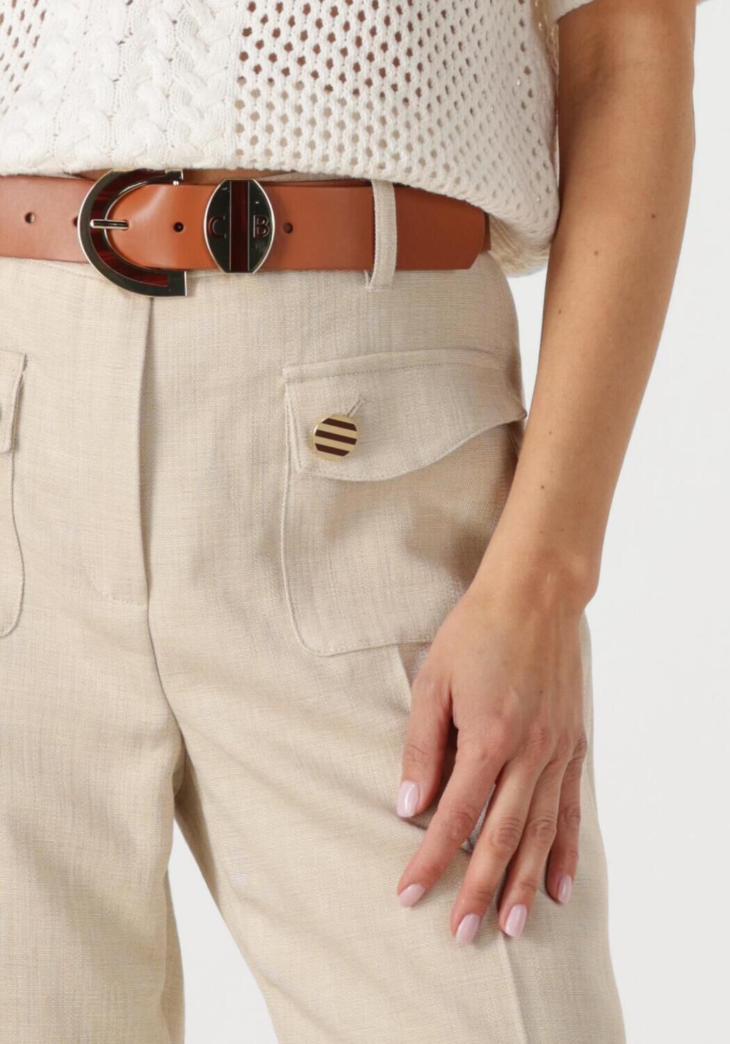 CAROLINE BISS Dames Broeken 1559 Beige