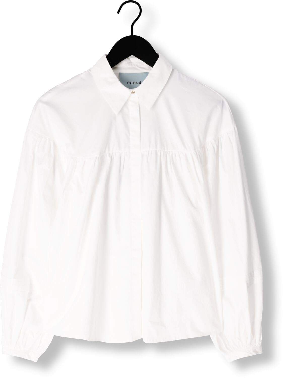MINUS Dames Blouses Tamara Shirt Wit