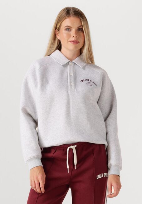 Lichtgrijze THE LOLA CLUB Sweater MAYA - large