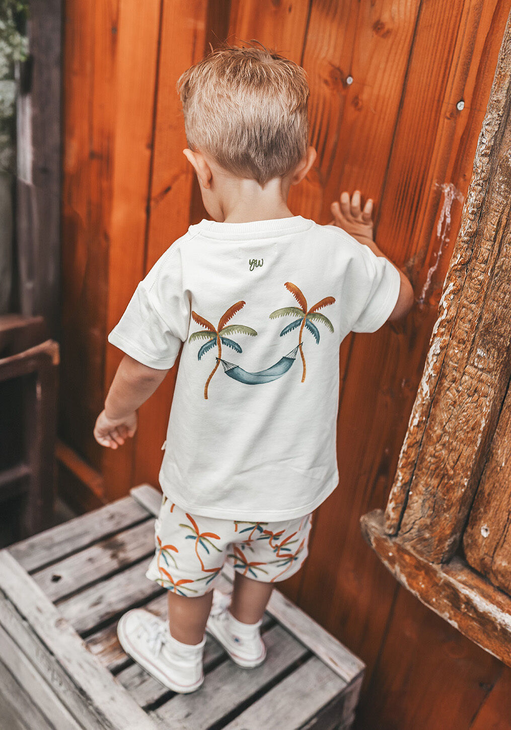 Gebroken wit YOUR WISHES T-shirt HAMMOCK BOXY TEE - large