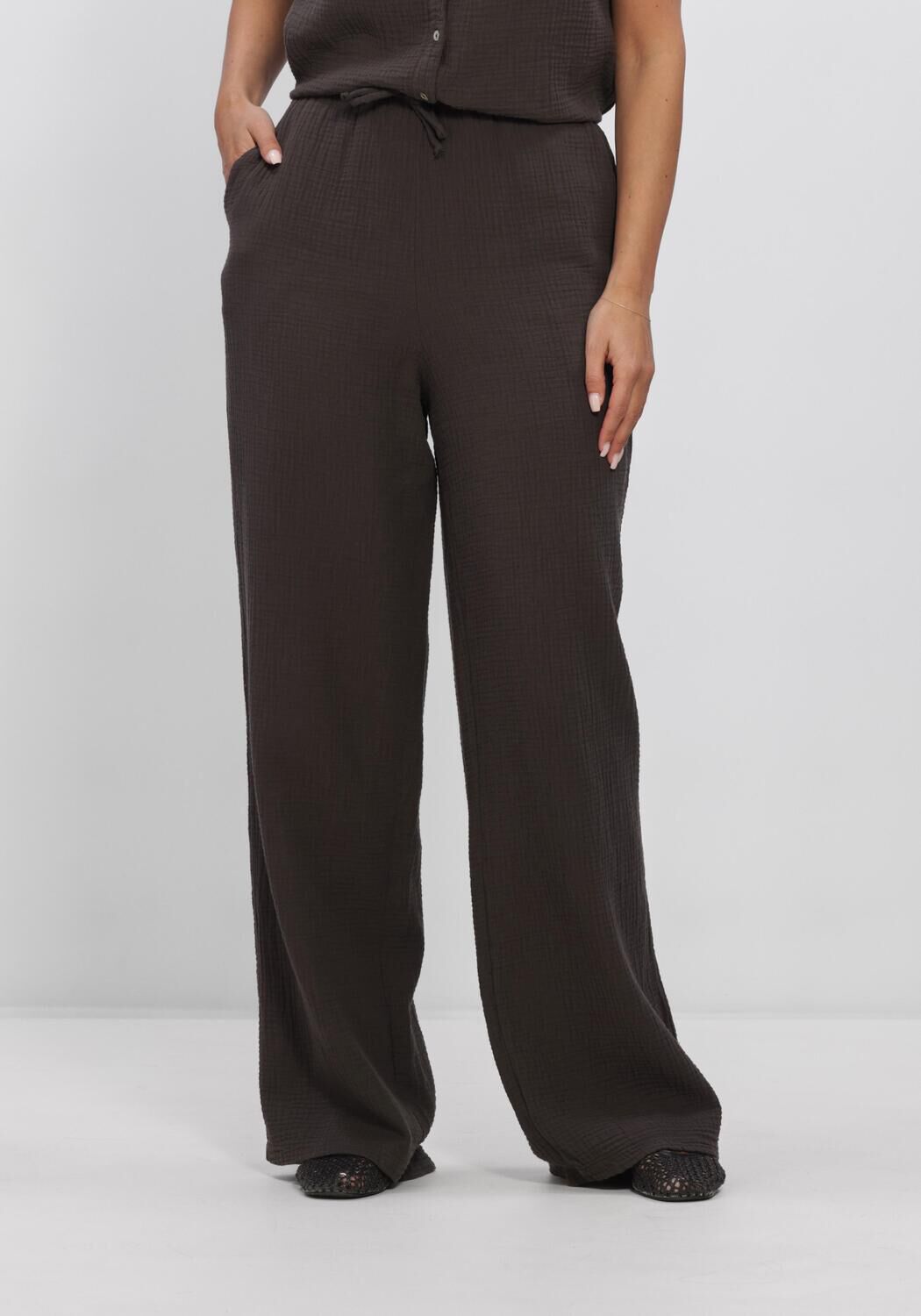 Zand PENN & INK Wijde broek TROUSERS - large