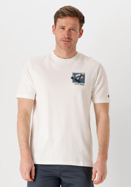 Witte CAST IRON Polo SHORT SLEEVE R-NECK REGULAR FIT JERSEY PEACHED - large