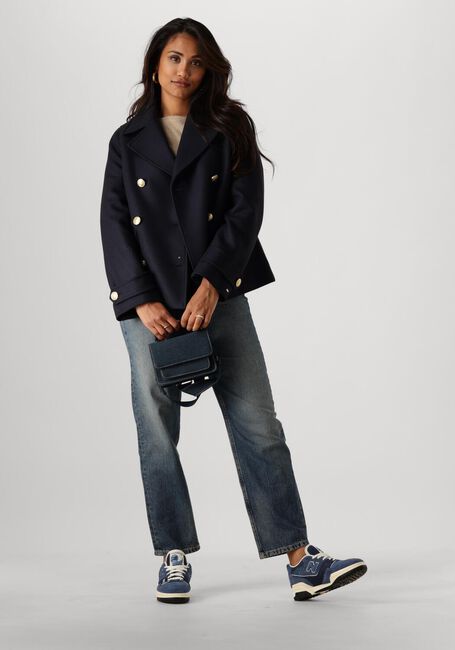 Donkerblauwe TOMMY HILFIGER Jack WOOL BLEND DB PEACOAT Donkerblauwe TOMMY HILFIGER Jack WOOL BLEND DB PEACOAT - large