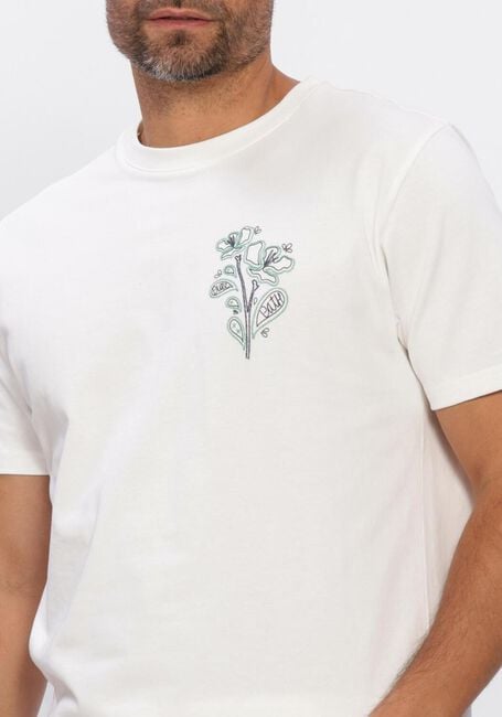 Witte PURE PATH T-shirt EMBROIDERED FLOWER T-SHIRT - large
