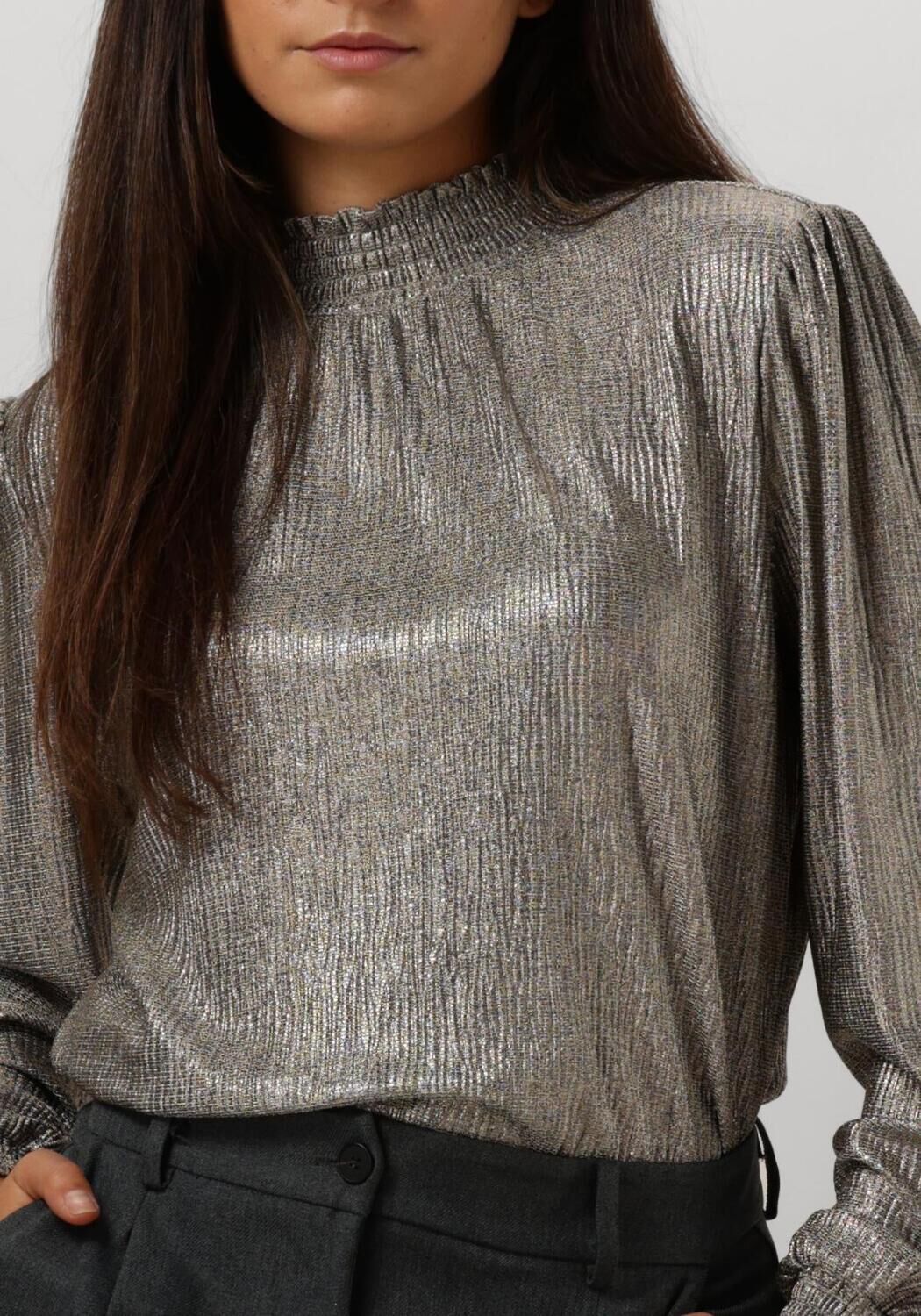 AAIKO Dames Blouses Tory Metallic Pes 165 Goud