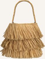 Beige BECKSONDERGAARD Handtas FRINGE KULLU BAG - medium