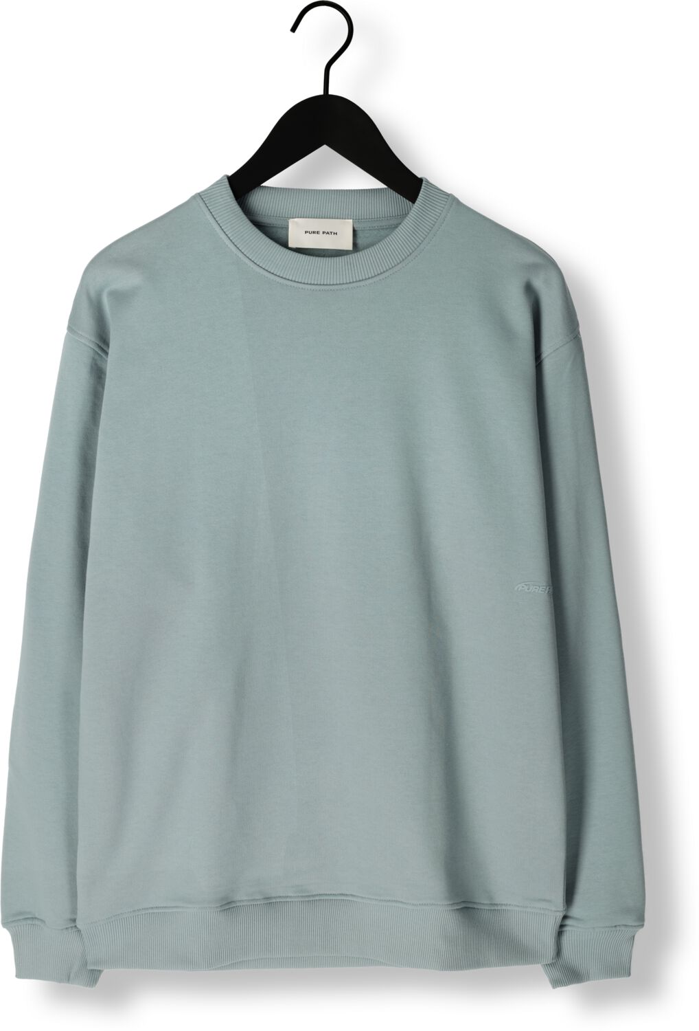 PURE PATH Heren Truien & Vesten Loose Fit Sweaters Crewneck308 Blauw