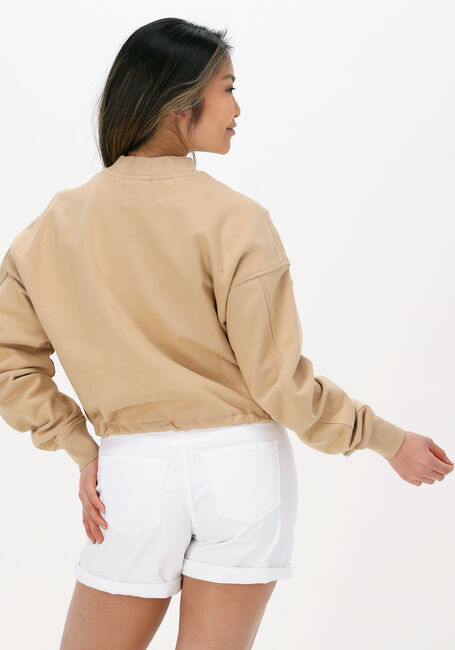 Zand CALVIN KLEIN Sweater STACKED LOGO MOCKNECK SWEATSHIRT - large