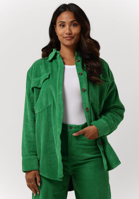 Groene CO'COUTURE Blouse VIKA CORDUROY SHIRT JACKET - large