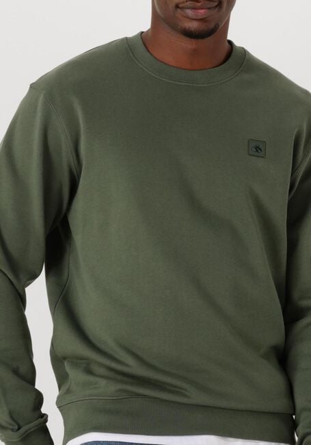 Groene SCOTCH & SODA Sweater SEASONAL CORE - REGULAR-FIT LOGO SWEATSHIRT - large
