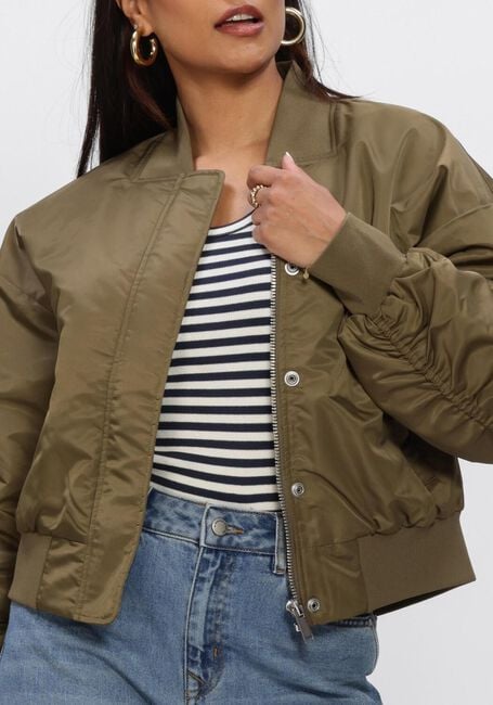 Groene MY ESSENTIAL WARDROBE Jack HELGAMW SHORT BOMBER JACKET - large