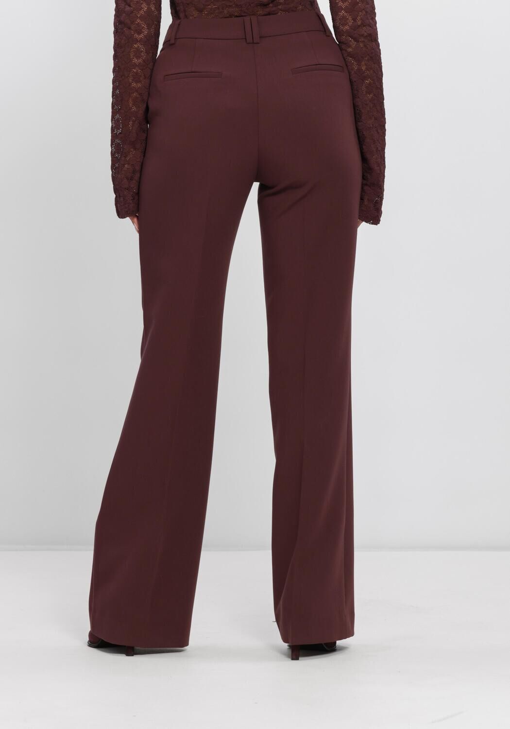Bordeaux AAIKO Flared broek CHANTALLE RPES 345 - large