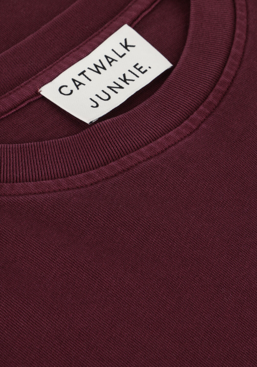 Bordeaux CATWALK JUNKIE T-shirt LOOSE FIT TSHIRT - large