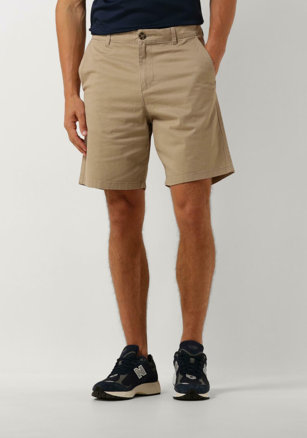 SELECTED HOMME Heren Broeken Slhreglar Bil Flex Shorts Noos Beige