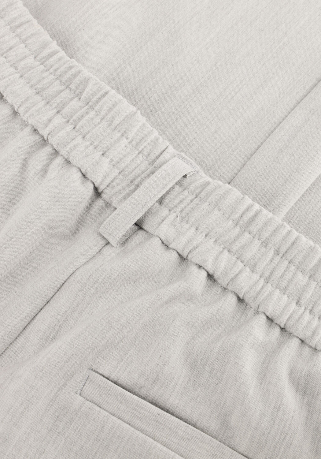 Lichtgrijze OBJECT Wijde broek OBJLISA WIDE PANT TALL - large