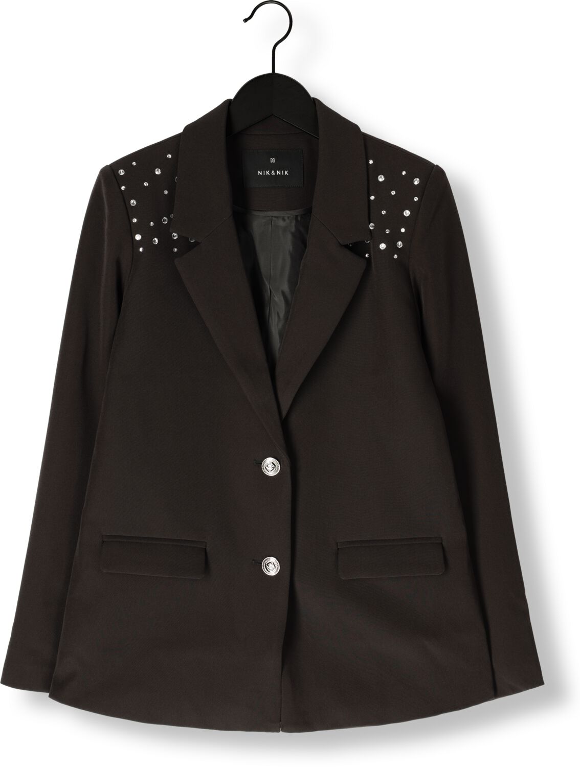 NIK & NIK Meisjes Blazers Diamond Blazer Zwart