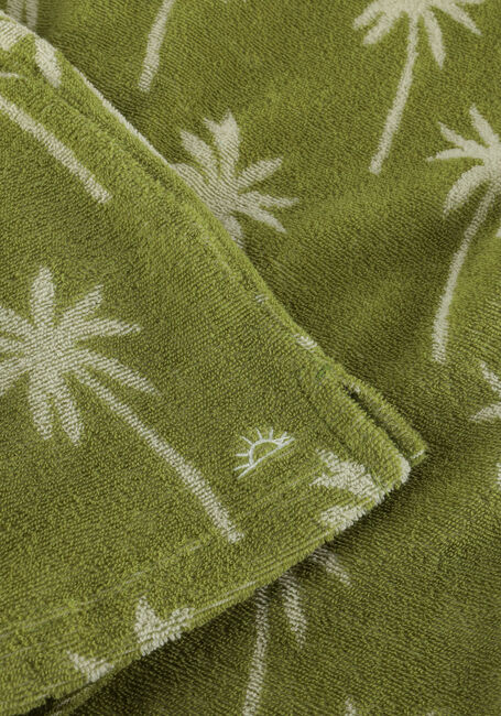 Groene SALTED STORIES Polo BEACH PALMS LOOSE SHIRT - large